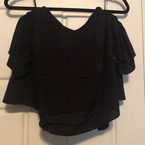 Off the shoulder crop top